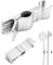 Duschkopfhalterung Halterung, Verstellbare Duschkopfhalter 20–29 mm Duschhalterung Ohne Bohren 35°drehbar Handbrause Halterung Duschkopfhalterung Halterung, Adjustable Shower Head Holder for Slide Bar
