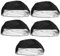 Toddmomy 5 Piezas Funda protectora para parrilla de barbacoa puesto de barbacoa estante de la parrilla fundas para barbacoa exterior fundas barbacoa exterior cubierta de parrilla de carbón