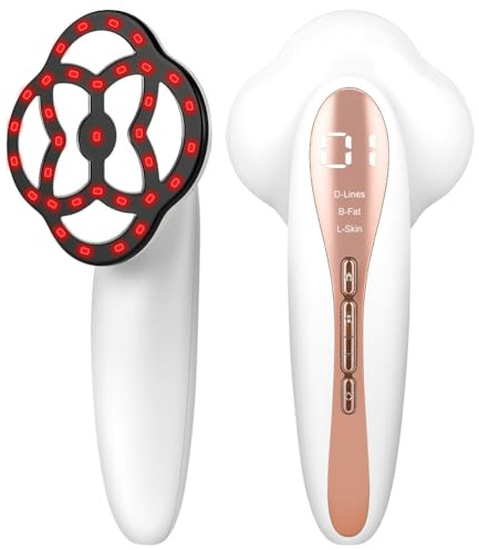 Aolso Massagegerät Cellulite, Massage Anti Cellulite, EMS Elektrisch KöRpermassagegerät, Handmassagegerät mit 6 MassageköPfe 3 Modi für Taille, Bauch, Arme, Gesäß, Beine, Geeignet für Familie Freunde