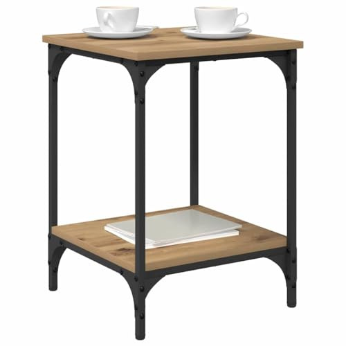 vidaXL Couchtisch Artisan-Eiche 40 x 40 x 55 cm Holzwerkstoff