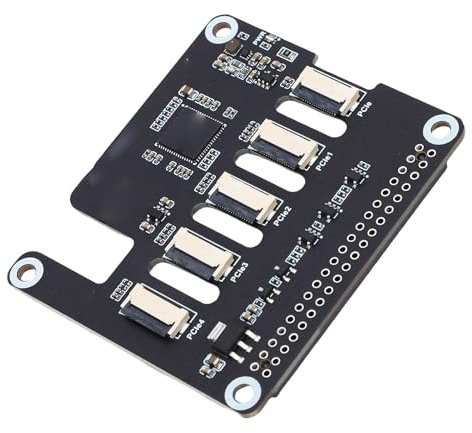 Diyeeni PCIe-zu-4-Kanal-PCIe-FFC-Adapter. Effiziente Erweiterung für RasPi 5 Gen2-Modul mit Kontrollleuchte für Entwickler