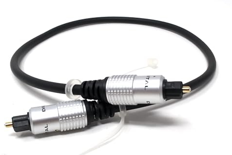 mCore 0.5m Toslink Digital Optical Audio Cable, Multi-Channel, Sound Bar, Home Theatre, Gold-Plated Connectors