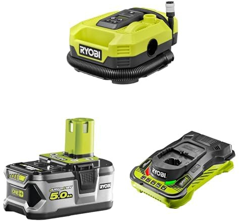 Ryobi RMI18-0 Multi Inflator + 5ah Battery & Charger