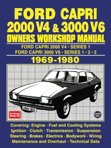 Ford Capri 2000 V4 & 3000 V6 1969-1980 OWNERS WORKSHOP MANUAL