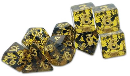 Terracotta Grecian Vase Dice - Traditional 9-set