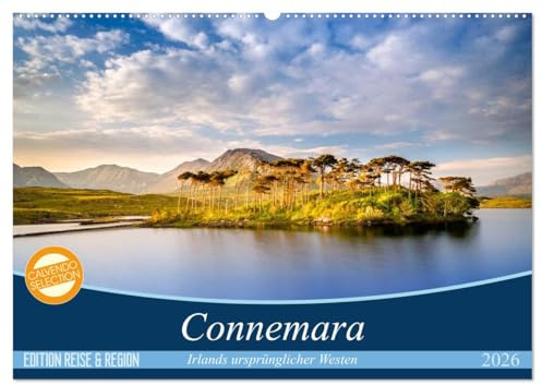 Connemara - Irlands ursprünglicher Westen (Wandkalender 2026 DIN A2 quer), CALVENDO Monatskalender: Die ursprüngliche Landschaft Connemaras am Rande ... auf die Besucher aus. (CALVENDO Natur)