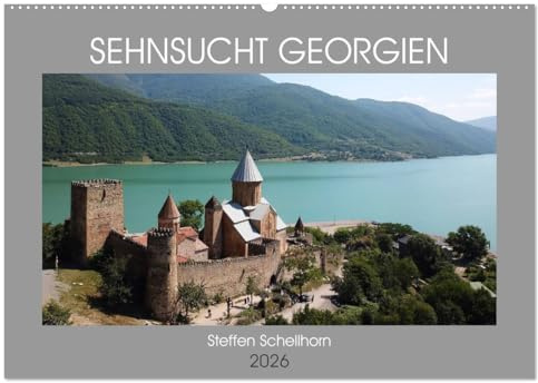 Sehnsucht Georgien (Wandkalender 2026 DIN A2 quer), CALVENDO Monatskalender: Einzigartige Natur und Kultur - das ist Georgien (CALVENDO Orte)