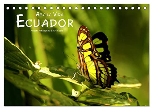 Ama la Vida Ecuador (Tischkalender 2026 DIN A5 quer), CALVENDO Monatskalender: Hochwertiger Fotokalender mit Motiven aus Ecuador und Galapagos. (CALVENDO Natur)