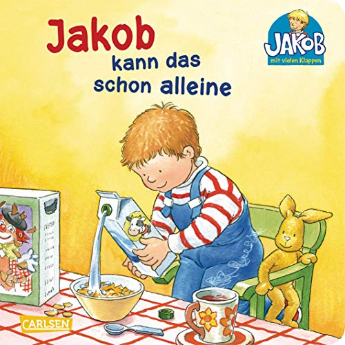 Jakob kann das schon alleine: Pappbilderbuch über Selbstständigkeit im Kinderalltag ab 1,5 Jahren (Kleiner Jakob)