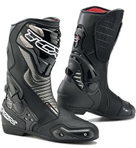 TCX S-Race - Stivali da moto, taglia 42, colore nero, Nero , 42 1/3 EU