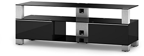 Sonorous MD - 9140–b-iNX-bLK Meuble TV pour télévision 60
