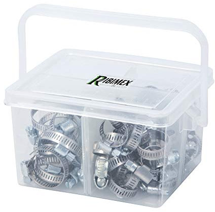 Plastic box 80 steel clamps