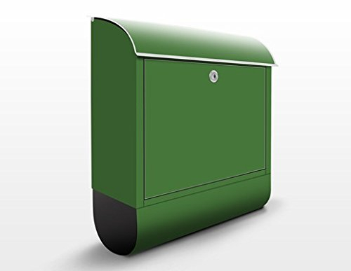 Briefkasten mit Zeitungsrolle Colour Dark Green 46cm x 39cm