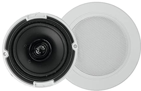 OMNITRONIC CSC-3 Deckenlautsprecher | 2 Wege-Koaxiallautsprecher, LF: 3,5 HF: 0,75, 100 V, 6 W RMS Ø 125 mm