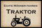Mousepad/Mauspad Echte Männer Fahren Traktor Mousepad - lustige mousepads - Geschenkartikel - Computerzubehör