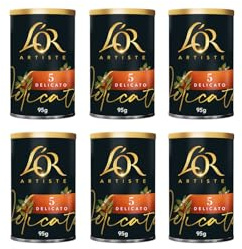 L’OR Artiste Delicato Instant Coffee Intensity 8 Tins, 6 x 95g