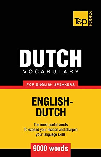 Dutch vocabulary for English speakers - 9000 words: 93 (American English Collection)