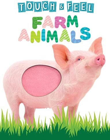 Touch and Feel Farm Animals - Novelty Book - Children's Board Book - Interactive Fun Child's Book