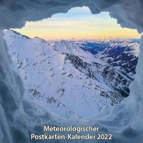 Meteorologischer Postkarten-Kalender 2022: 12 farbige Postkarten mit Motiven zum Thema Fernerkundung
