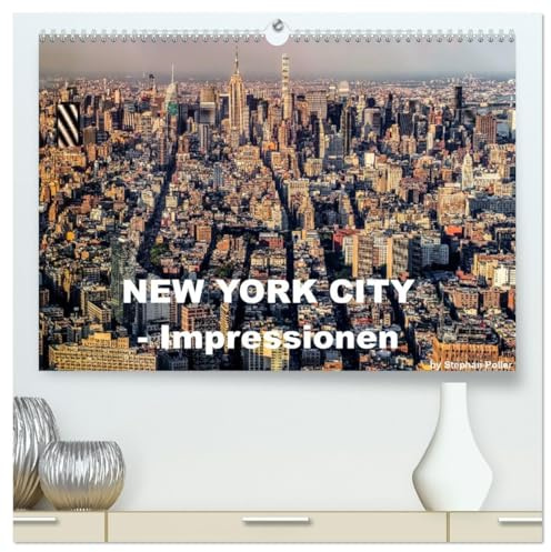 New York City - Impressionen (hochwertiger Premium Wandkalender 2026 DIN A2 quer), Kunstdruck in Hochglanz: Die Skyline, Hochhäuser und Straßenszenen ... Bildern gezeigt (CALVENDO Orte)