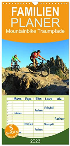 Familienplaner Mountainbike Traumpfade (Wandkalender 2023 , 21 cm x 45 cm, hoch): 12 spannende Mountainbike Motive (Monatskalender, 14 Seiten ) (CALVENDO Sport)