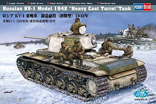 Hobby Boss 84813 Modellbausatz KV-1 1942 Heavy Cast Turret Tank