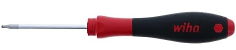 Wiha Schraubendreher SoftFinish® TORX® Festhaltemechanik Magicspring® mit Rundklinge (27737) T7 x 60 mm ergonomischer Griff für kraftvolles Drehen, Allrounder für Industrie und Handwerk