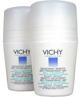 VICHY DEO Roll on Sens.Anti Trans.48h Doppelpack 2x50 Milliliter