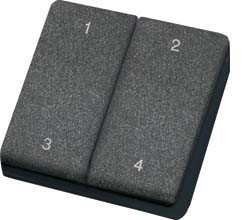 Eltako Funksensor Mini-Handsender, 1 Stück, anthrazit, FMH4S-AN