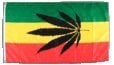 Flagge Cannabis Reggae - 90 x 150 cm