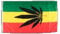 Flagge Cannabis Reggae - 90 x 150 cm
