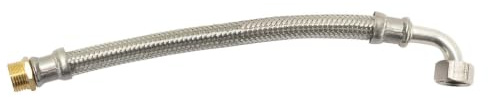 Flexible de surpresseur coudé longueur 60cm mâle/femelle 26x34 | avec écrou mobile