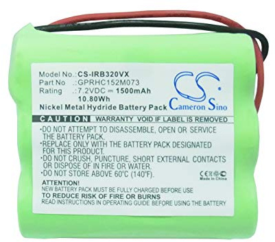 CS-IRB320VX Akku 1500mAh Kompatibel mit [iRobot] Braava 320, Braava 321 Ersetzt 4408927, GPRHC152M073