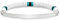 Thomas Sabo Unisex-Armband Love Bridge 925 Sterling Silber weiß türkis Länge 17.5 cm Brücke 5.4 cm LBA0093-885-14-L17,5