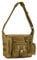 HUNTVP Taktisch Schultertasche Militär Crossbody Bag Sling Tasche Wasserabweisend Umhängetasche Messengerbag Aktentasche mit Verstellbar Schultergurt Outdoor,Braun