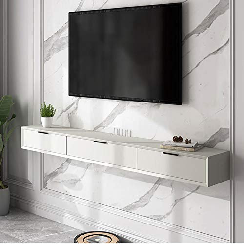 TV Wandschrank Schminktisch Schminktisch Wandregal Schwebendes Regal Set-Top Box Router Kosmetik Schmuck Aufbewahrungsmöbel Hängeschrank Waren Konsole TV The New