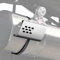 Rhinowalk Bouclier Thermique pour Moto, Bouclier Thermique d'échappement, Tuyau d'échappement, Bouclier Thermique, Couvercle de Bouclier Thermique-Argent