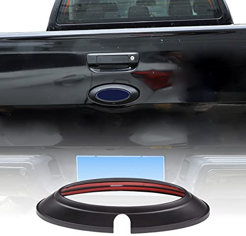ABS Heckklappe Emblem für Ford Wildtrak T6 T7 T8 2015-2022 Auto Heckklappe Logo Abdeckung Dekorativer Aufkleber Autozubehör (Mattschwarz)