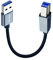 xiwai USB-auf-USB-Kabel, 30 cm, USB 3.0 Typ-A-Stecker auf Standard-B-Stecker, 5 Gbit/s, Datenkabel, Silber, kompatibel für Disk SSD Kamera