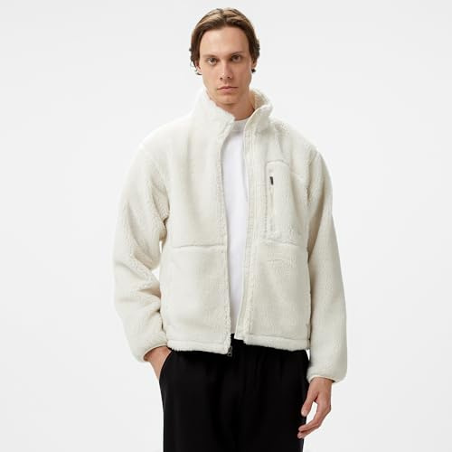 The North Face NF0A88Y5QLI M EXTREME PILE 2 FZ JACKET Jacket Herren WHITE DUNE Größe L