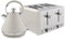 Tower Cavaletto Kitchen Set, 1.7L Rapid Boil Kettle & 4 Slice Toaster, Latte with Chrome, T10044MSH, T20051MSH