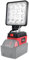 AUTOJARE Led Arbeitsleuchte Kompatibel mit Milwaukee m18 48W Kabellose Akku Lampe 3200LM Tragbares Led Strahler Baustellen Lampe für Autoreparatur, Heimbeleuchtung, Camping, Angeln (kein Akku)