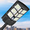 ZDYNASTY Lampadaires solaires d'extérieur – 600 W – Lampes solaires de stationnement 6000 K, lampes solaires à DEL 6000 K, détecteur de mouvement, étanche IP65 avec télécommande (600 W x 1 pièce)