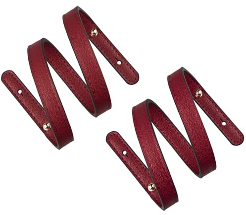 Ersatz Schultergurt Straps für Purse Handbag, Schulterriemen Gurt Taschengurte Schultertaschen Riemen Replacement für Handtasche Taschen(weinrot)