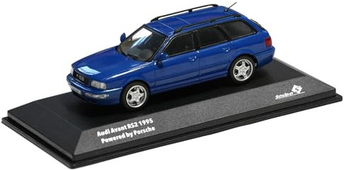 Audi A5-5927 Avant RS2 Modellauto Miniatur Modell, Maßstab 1:43, blau