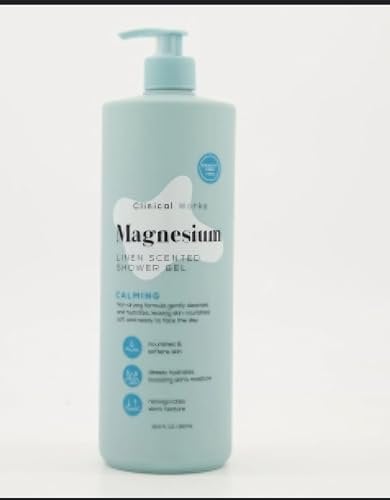 Clinical Works Magnesium Hydrating & Nourishing Linen Scented Shower Gel 960ml