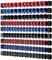 Trintion 9pcs Socket Organiser Socket Holders Organizers 1/4-Inch 3/8-Inch 1/2-Inch Socket Organizer Socket Rail Clips Rack Holder Blue Red Socket Rails for Steel Ball (9)