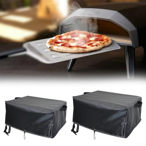 Hochleistungsabdeckung für Cozze 90347 Gas-Pizzaofen, wasserdicht und leicht zu reinigen, 420D Oxford (62 x 62 x 28 cm)