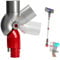 GIDWRIY Adaptateur Flexible pour Aspirateur Dyson V7, V8, V10, V11, V15,Adaptateur Meuble Bas pour Dyson,Adaptateurs InféRieur à Dégagement Rapide,Outils Nettoyage pour Zones Difficiles à Atteindre