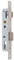 Serrure à cadre tubulaire en acier inoxydable, 85 x 25 mm, serrure à encastrer pour porte de jardin et porte en métal, distance au canon 25 mm, distance 85 mm, DIN gauche/droite, avec languette en U